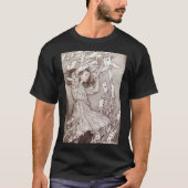 Alice in Wonderland Lewis Carroll Rackham T-shirt (Voorkant)