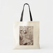 Alice in Wonderland Lewis Carroll Rackham Tote Bag (Voorkant)