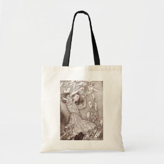 Alice in Wonderland Lewis Carroll Rackham Tote Bag
