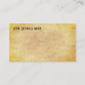 Alice in Wonderland Lewis Carroll Rackham Visitekaartje (Achterkant)