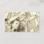Alice in Wonderland Lewis Carroll Rackham Visitekaartje (Voorkant)