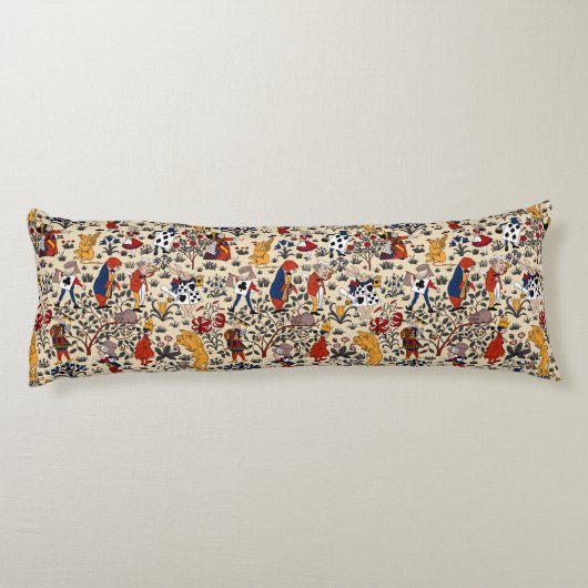 Alice in Wonderland Lichaamskussen (Achterkant)