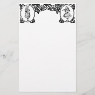 Alice in Wonderland  Lijst Briefpapier
