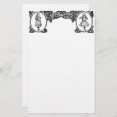 Alice in Wonderland  Lijst Briefpapier (Voorkant / Achterkant)