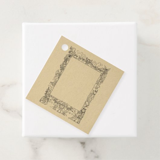 Alice in Wonderland Lijst Kunst Bedankjes Labels (In situ)