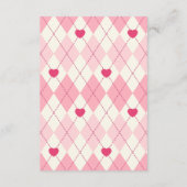 Alice in Wonderland luierloterij Informatiekaartje (Achterkant)