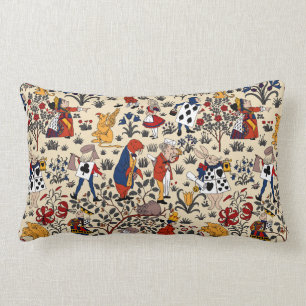 Alice in Wonderland Lumbar Pillow Kussen