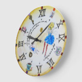 Alice in Wonderland maakt de klok tikbaarder (Hoek)