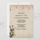 Alice in Wonderland Mad Bridal Shower Kaart (Achterkant)