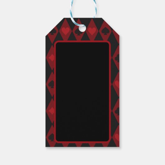 Alice in Wonderland Mad Cheshire Cat Cadeaulabel (Achterkant)