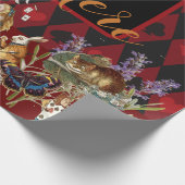 Alice in Wonderland Mad Cheshire Cat Cadeaupapier (Hoek)