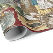 Alice in Wonderland Mad Cheshire Cat Cadeaupapier (Rol Hoek)