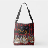 Alice in Wonderland Mad Cheshire Cat Crossbody Tas (Voorkant)