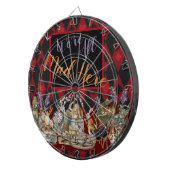 Alice in Wonderland Mad Cheshire Cat Dartbord (Voorkant Rechts)