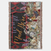 Alice in Wonderland Mad Cheshire Cat Deken (Voorkant Verticaal)