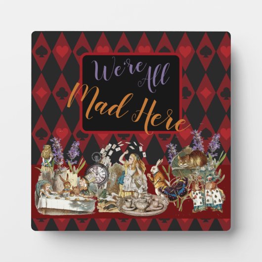 Alice in Wonderland Mad Cheshire Cat Fotoplaat (Voorkant)