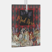 Alice in Wonderland Mad Cheshire Cat Glas Ornament (Voorkant Rechts)