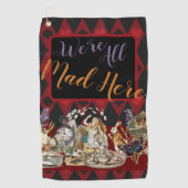 Alice in Wonderland Mad Cheshire Cat Golfhanddoek (Voorkant)