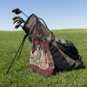 Alice in Wonderland Mad Cheshire Cat Golfhanddoek (Groen)