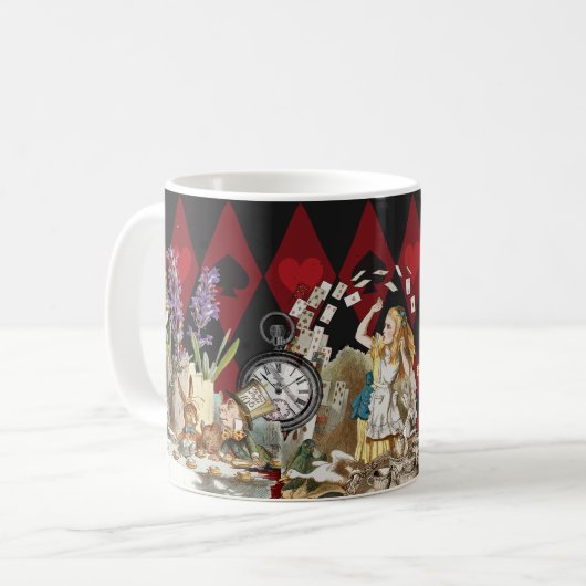 Alice in Wonderland Mad Cheshire Cat Koffiemok (Voorkant links)