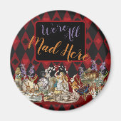 Alice in Wonderland Mad Cheshire Cat Magneet (Voorkant)