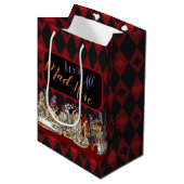 Alice in Wonderland Mad Cheshire Cat Medium Cadeauzakje (Voorkant Gekanteld)