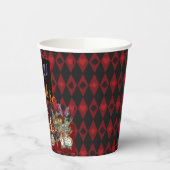 Alice in Wonderland Mad Cheshire Cat Papieren Bekers (Links)