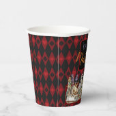 Alice in Wonderland Mad Cheshire Cat Papieren Bekers (Rechts)