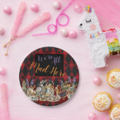 Alice in Wonderland Mad Cheshire Cat Papieren Bordje (Feest)