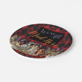 Alice in Wonderland Mad Cheshire Cat Papieren Bordje (Gekanteld)