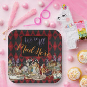 Alice in Wonderland Mad Cheshire Cat Papieren Bordje (Feest)