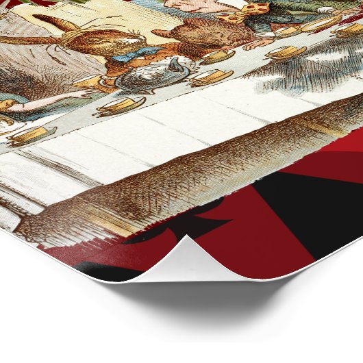 Alice in Wonderland Mad Cheshire Cat Perfect Poster (Hoek)