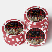 Alice in Wonderland Mad Cheshire Cat Poker Chips (Opstapeling)