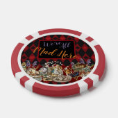 Alice in Wonderland Mad Cheshire Cat Poker Chips (Enkel)