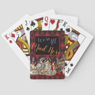 Alice in Wonderland Mad Cheshire Cat Pokerkaarten