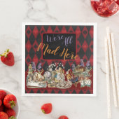 Alice in Wonderland Mad Cheshire Cat Servet (Insitu)