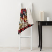 Alice in Wonderland Mad Cheshire Cat Sherpa Deken (In situ)