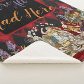 Alice in Wonderland Mad Cheshire Cat Sherpa Deken (3/4)