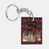 Alice in Wonderland Mad Cheshire Cat Sleutelhanger (Voorkant Links)