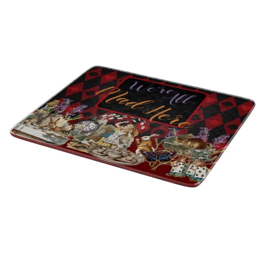 Alice in Wonderland Mad Cheshire Cat Snijplank (Hoek)