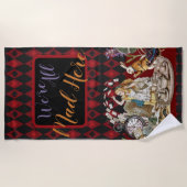 Alice in Wonderland Mad Cheshire Cat Strandlaken (Voorkant)