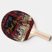 Alice in Wonderland Mad Cheshire Cat Tafeltennisbatje (Zijkant)