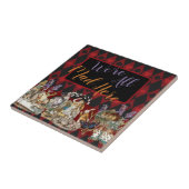 Alice in Wonderland Mad Cheshire Cat Tegeltje (Zijkant)