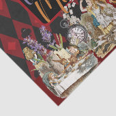 Alice in Wonderland Mad Cheshire Cat Tissuepapier (Detail)