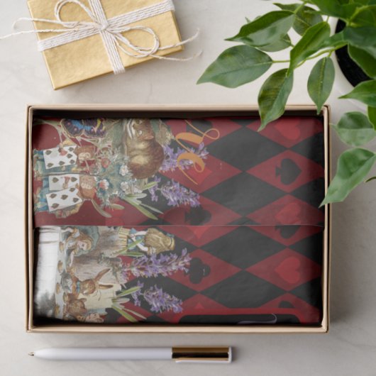 Alice in Wonderland Mad Cheshire Cat Tissuepapier (Geschenk)