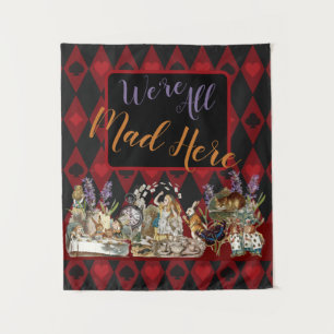 Alice in Wonderland Mad Cheshire Cat Wandkleed