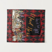 Alice in Wonderland Mad Cheshire Cat Wandkleed (Voorkant (horizontaal))