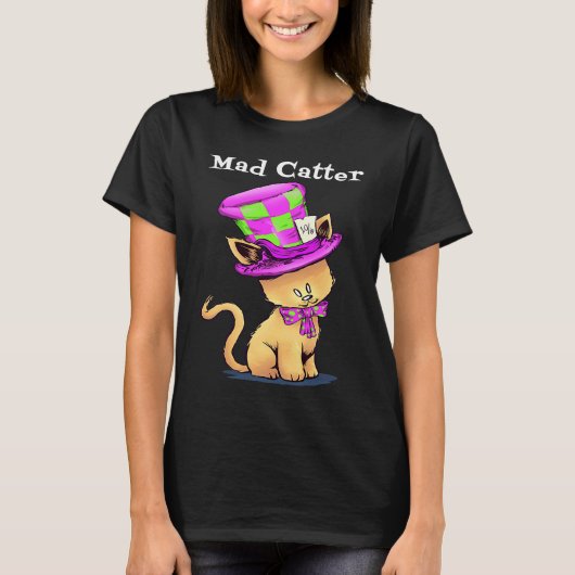 Alice in Wonderland Mad Hatter Ca T-shirt (Voorkant)