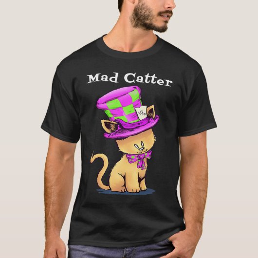 Alice in Wonderland Mad Hatter Ca T-shirt (Voorkant)