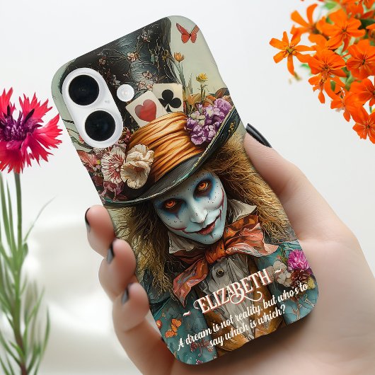 Alice in Wonderland Mad Hatter Case-Mate iPhone Case